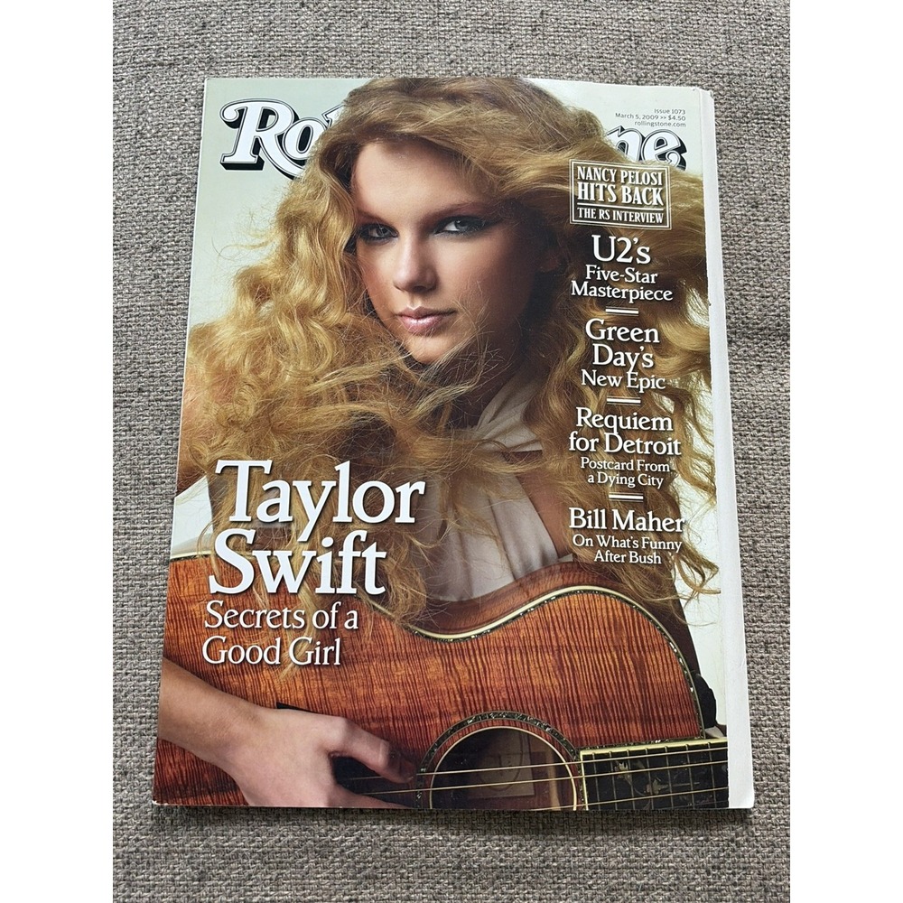 Y2k Vintage Rolling Stone Magazine # 1073 March 5 2009 First Taylor Swift Cover